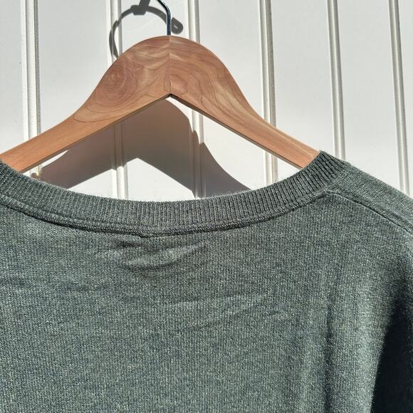 Lisa Yang Abby Cardigan Button V Neck 100% Cashmere Olive Green Size 0 XS NWT - Picture 14 of 16